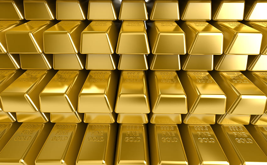 1920x1200 riqueza, plano de fundo, amostra, brilho, ouro, barras 88502, barra de ouro papel de parede HD