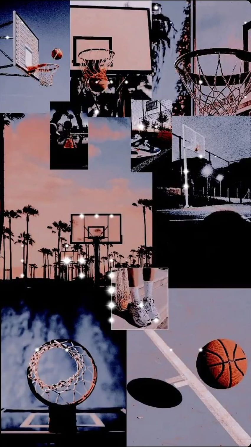 Basketball Aesthetic opublikowane przez Samanthę Simpson, estetykę koszykówki Tapeta na telefon HD