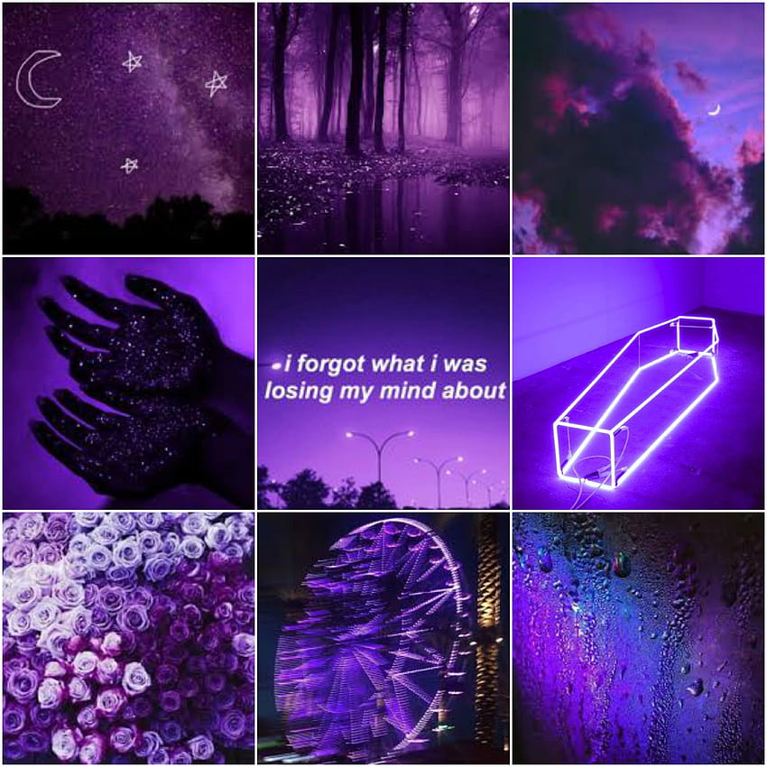 Band Moodboards, purple moodboard HD phone wallpaper | Pxfuel