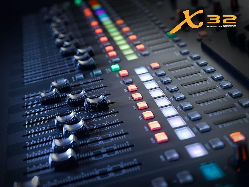 ¡X32 ahora disponible!, mezclador de sonido fondo de pantalla