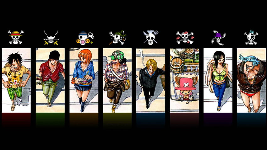 One Piece 1920x1080 Gruppe, One-Piece-Banner HD-Hintergrundbild