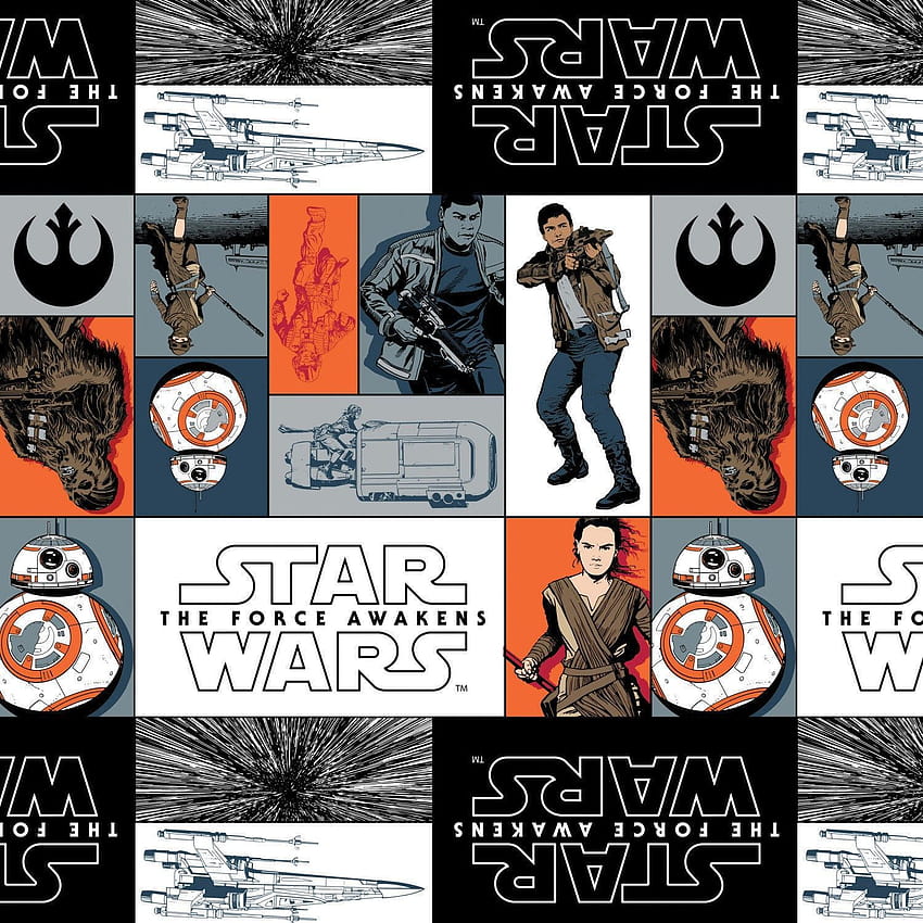 Star Wars The Force Awakens Rebels Camelot Cottons 1 yard, rebel alliance members HD phone wallpaper