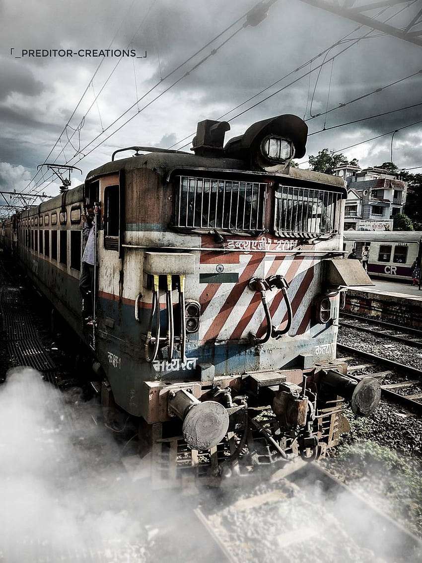 INDIAN RAILWAY oleh Preditor2028, lokomotif rel India wallpaper ponsel HD