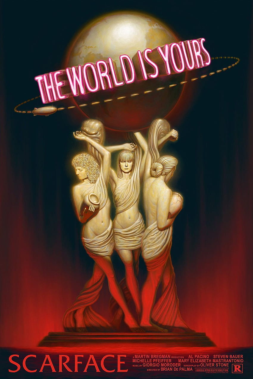 Scarface The World Is Yours Statue HD-Handy-Hintergrundbild