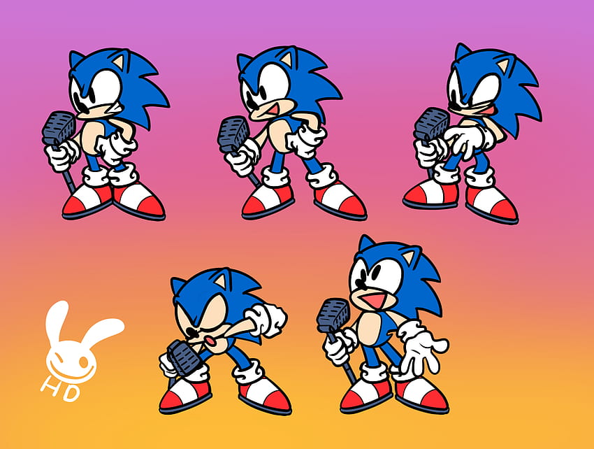 Drawing and creating ur sprites for FNF, fnf sonic HD wallpaper