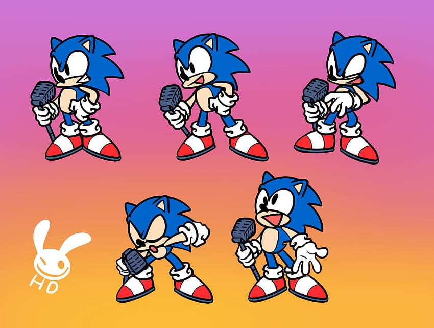 Dibujar y crear tus sprites para FNF, fnf sonic fondo de pantalla