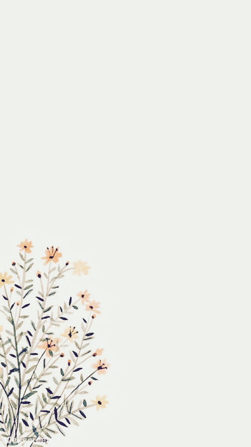 Minimalist Flower Phone, aesthetic flowers simple HD phone wallpaper |  Pxfuel