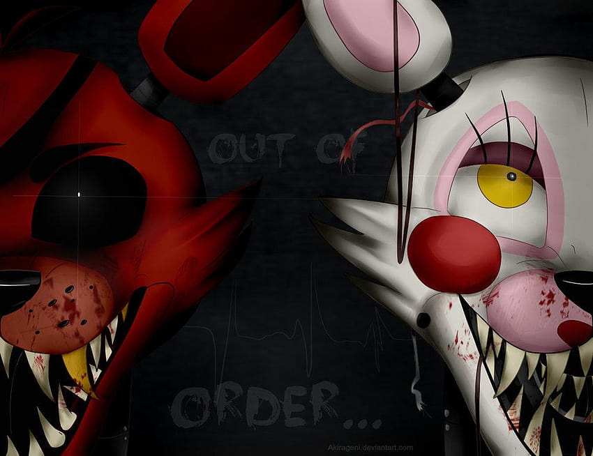 4 Foxy And Mangle Grim Foxy Hd Wallpaper Pxfuel