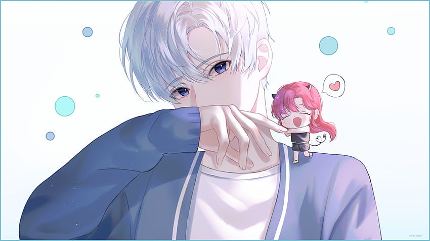 Anime Boy And Girl, Chibi, Cute Friendship, handsome boy cartoon HD  wallpaper | Pxfuel