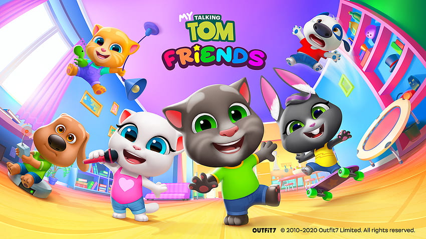 Mis amigos de Talking Tom: 5 cosas que las familias pueden aprender de este juego virtual de mascotas fondo de pantalla