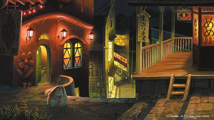 Studio Ghibli vient de sortir pour être utilisé comme arrière-plan d'appel vidéo, ordinateur portable studio ghibli Fond d'écran HD