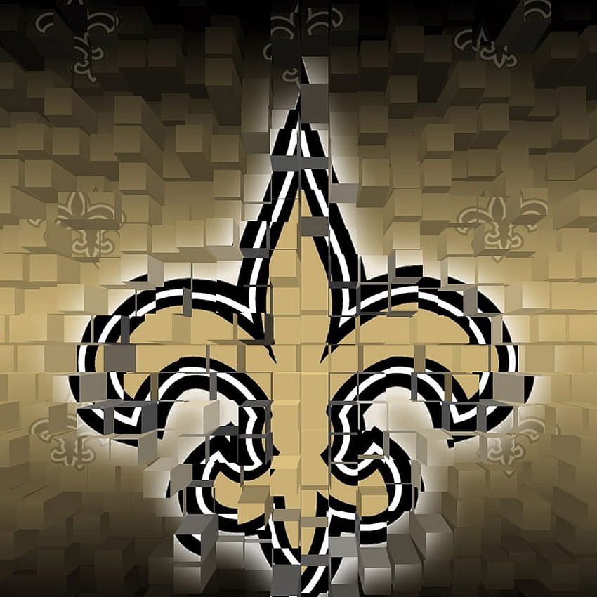 New Orleans Saints Team Logo iPad, saints nfl team HD phone wallpaper