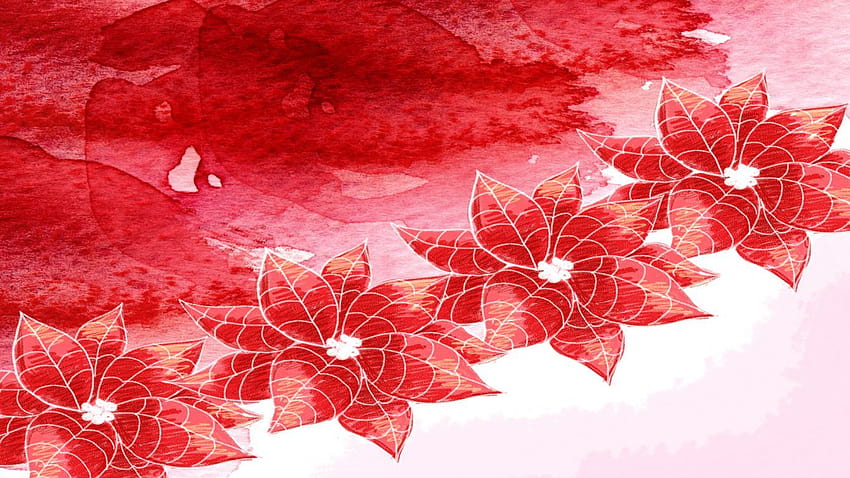 Soyut Çiçek Noel Kırmızısı Çözünürlük 235921, yılbaşı çiçeği HD duvar kağıdı