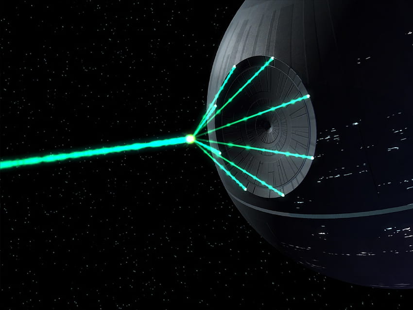 Death Star Firing, firing lasers HD wallpaper