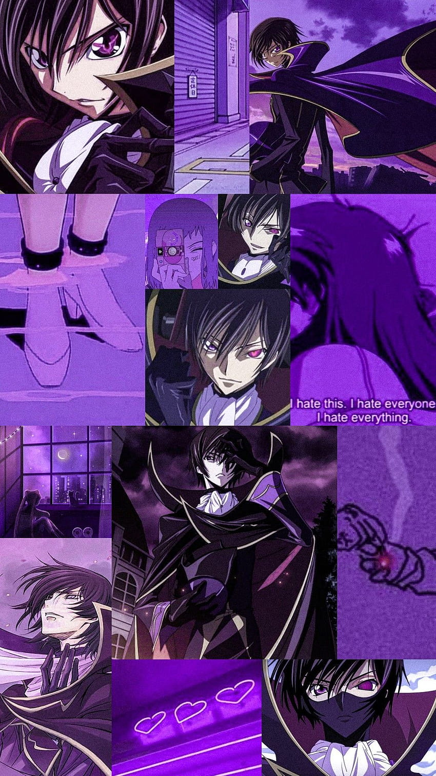 Lelouch, code geass aesthetic HD phone wallpaper