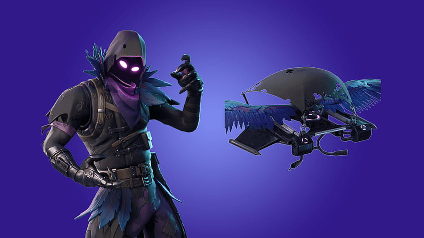 Coming Soon: Raven Outfit and Feathered Flyer Glider, raven fortnite HD wallpaper