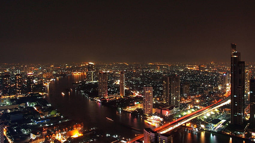 Bangkok at Night HD wallpaper