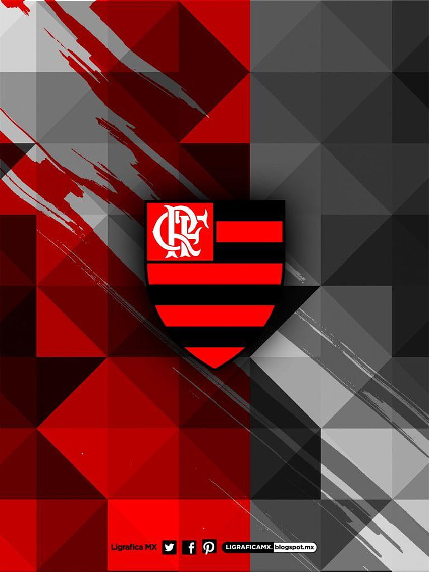 Papel de Parede Gif Animado Coração Flamengo 320x480