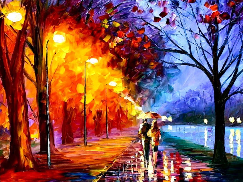 Famous Autumn paintings, painters HD wallpaper