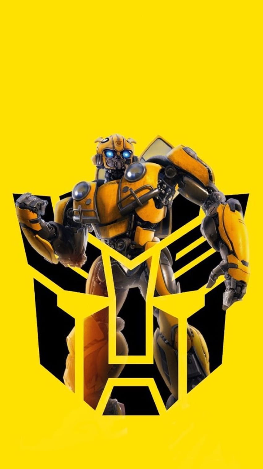 I made myself some Bumblebee and I thought I'd share them, bumblebee logo HD phone wallpaper