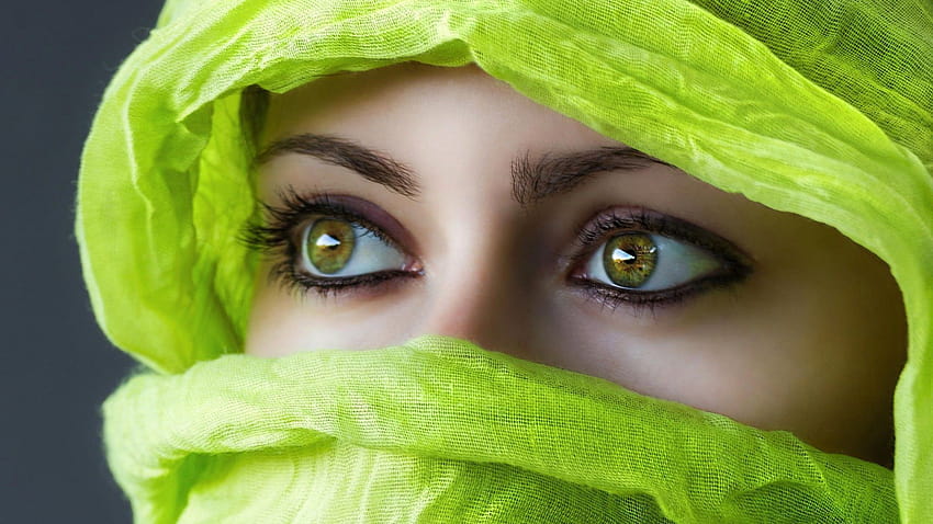 Hazel Eyed Arabian Woman [1920x1080] Need, niqab HD wallpaper