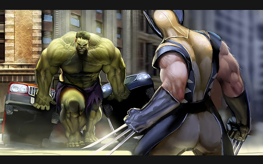 Hulk, Wolverine, Marvel Comics, Superman / and Mobile Backgrounds HD wallpaper