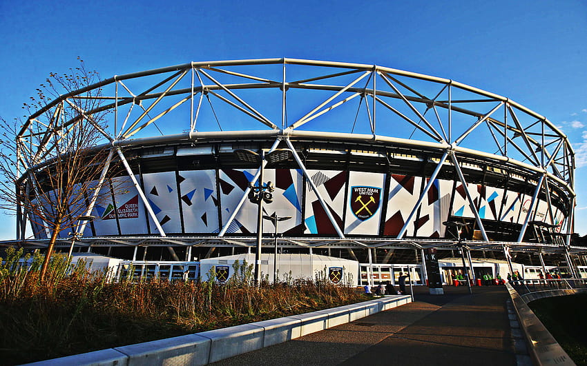 ロンドン スタジアム、ウェスト ハム ユナイテッド スタジアム、イングリッシュ フットボール スタジアム、ロンドン、イングランド、イギリス、プレミア リーグ、クイーン エリザベス オリンピック パーク、解像度 2560x1600。 高品質、 高画質の壁紙
