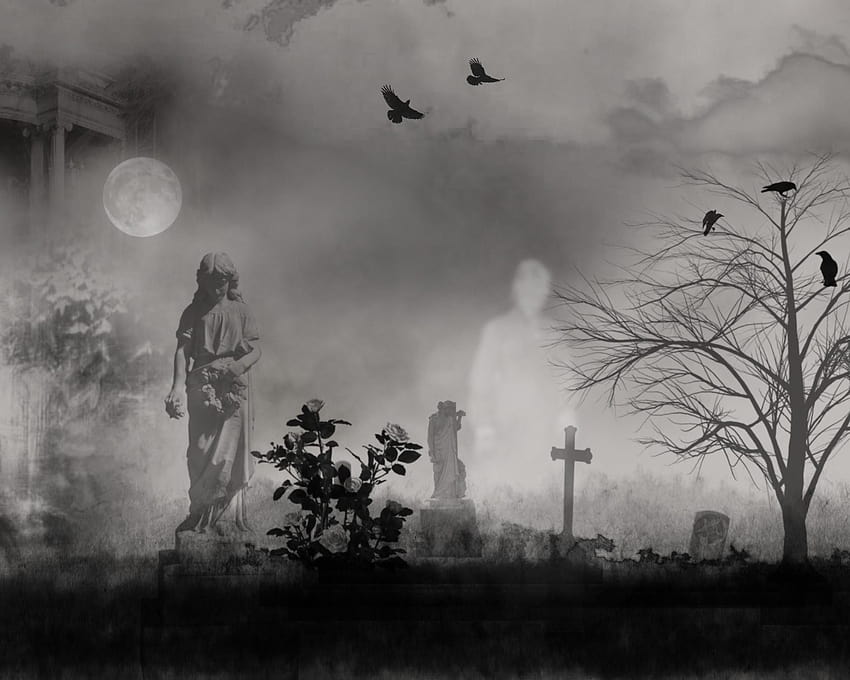 Gothic Graveyard, i spit on your grave HD wallpaper