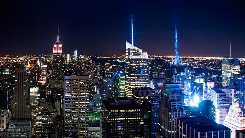 New York Skyline at night Backgrounds Flickr [3840x2160] for your ...