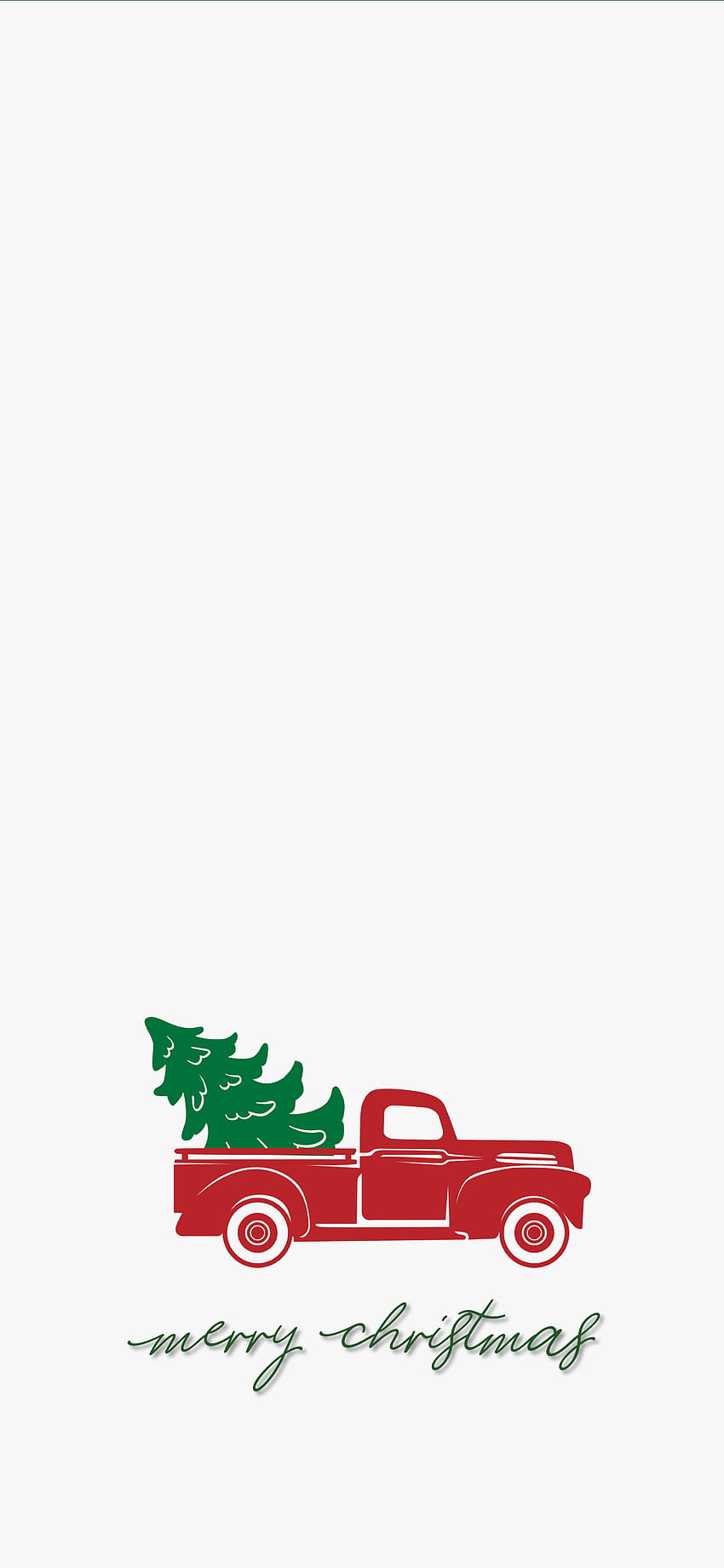 Christmas iPhone 2019, autumn truck HD phone wallpaper
