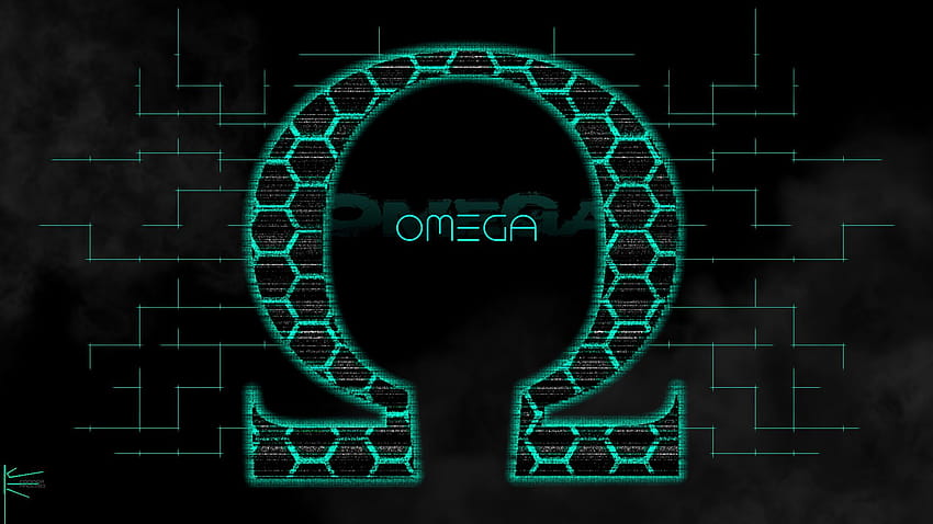 Griechische Symbole, Omega-Symbol HD-Hintergrundbild