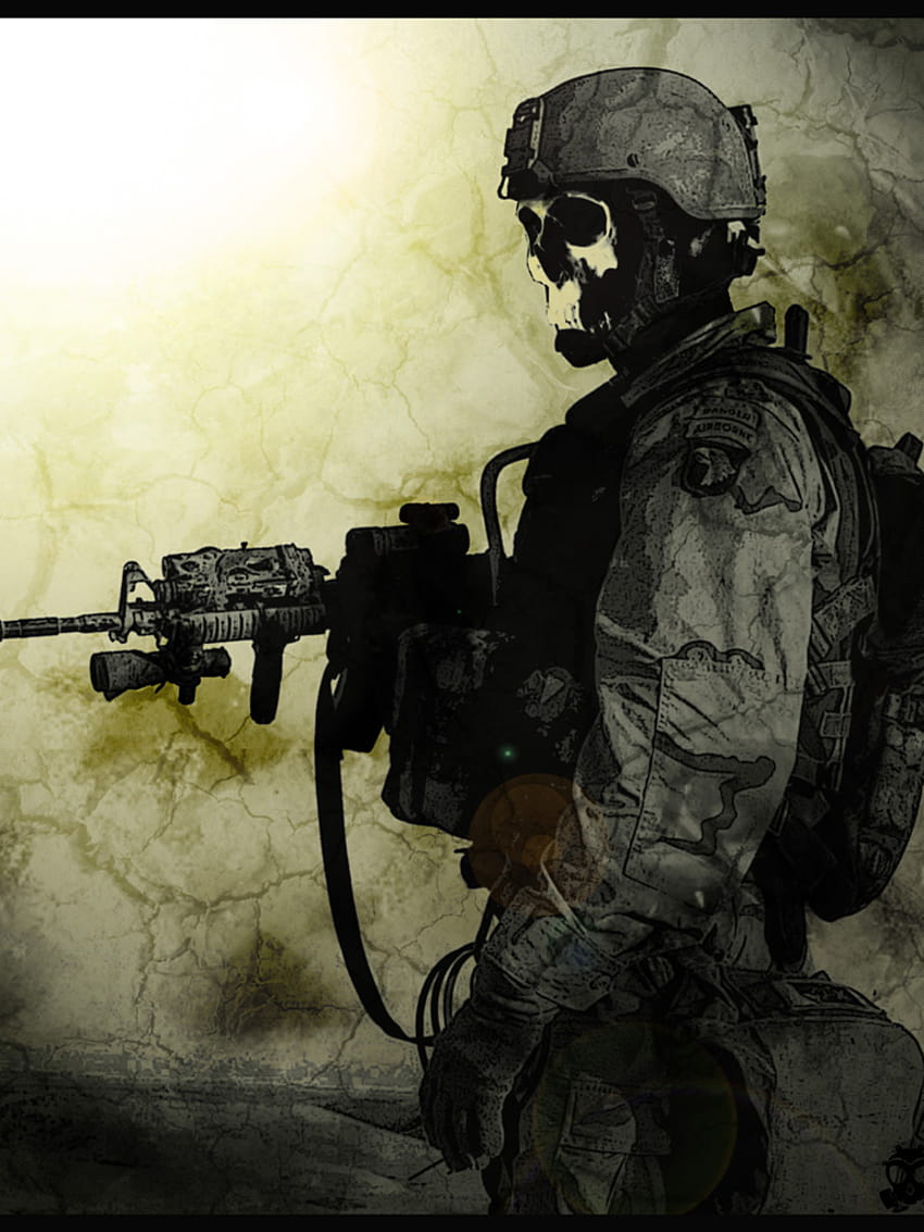 Crânio de soldado do exército Crânios de soldado 00311472 [854x1024] para seu, celular e tablet, crânio militar Papel de parede de celular HD