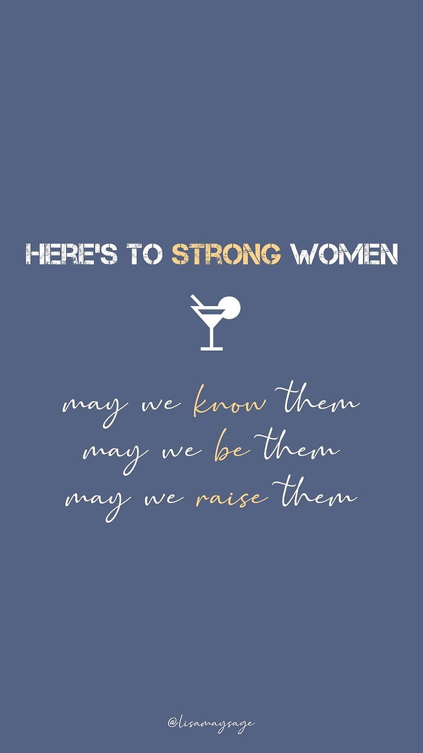 phone with motivational girl boss quote. Here's to, women strong HD phone wallpaper