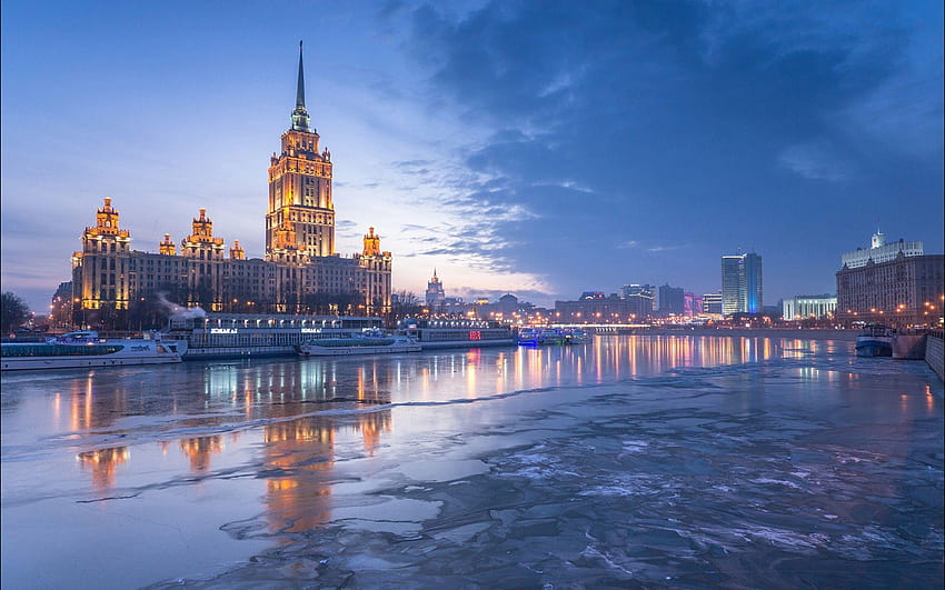 9 Moskow, Moskow musim dingin Wallpaper HD