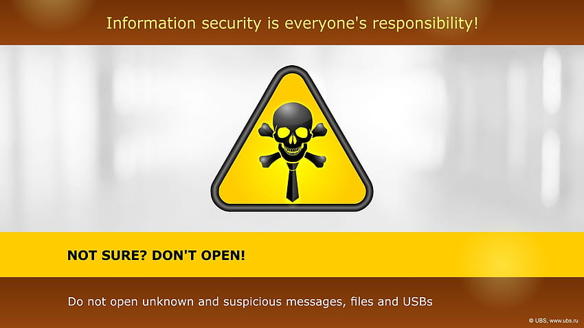 UBS, Informationssicherheit HD-Hintergrundbild