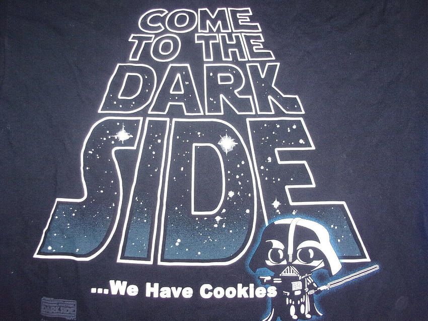 come to the dark side we have cookies HD wallpaper