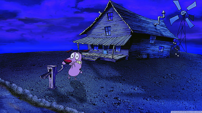 Courage the Cowardly Dog Ultra Backgrounds за U TV : Widescreen & UltraWide & Laptop : Таблет : Смартфон, Courage the Cowardly Dog компютър HD тапет