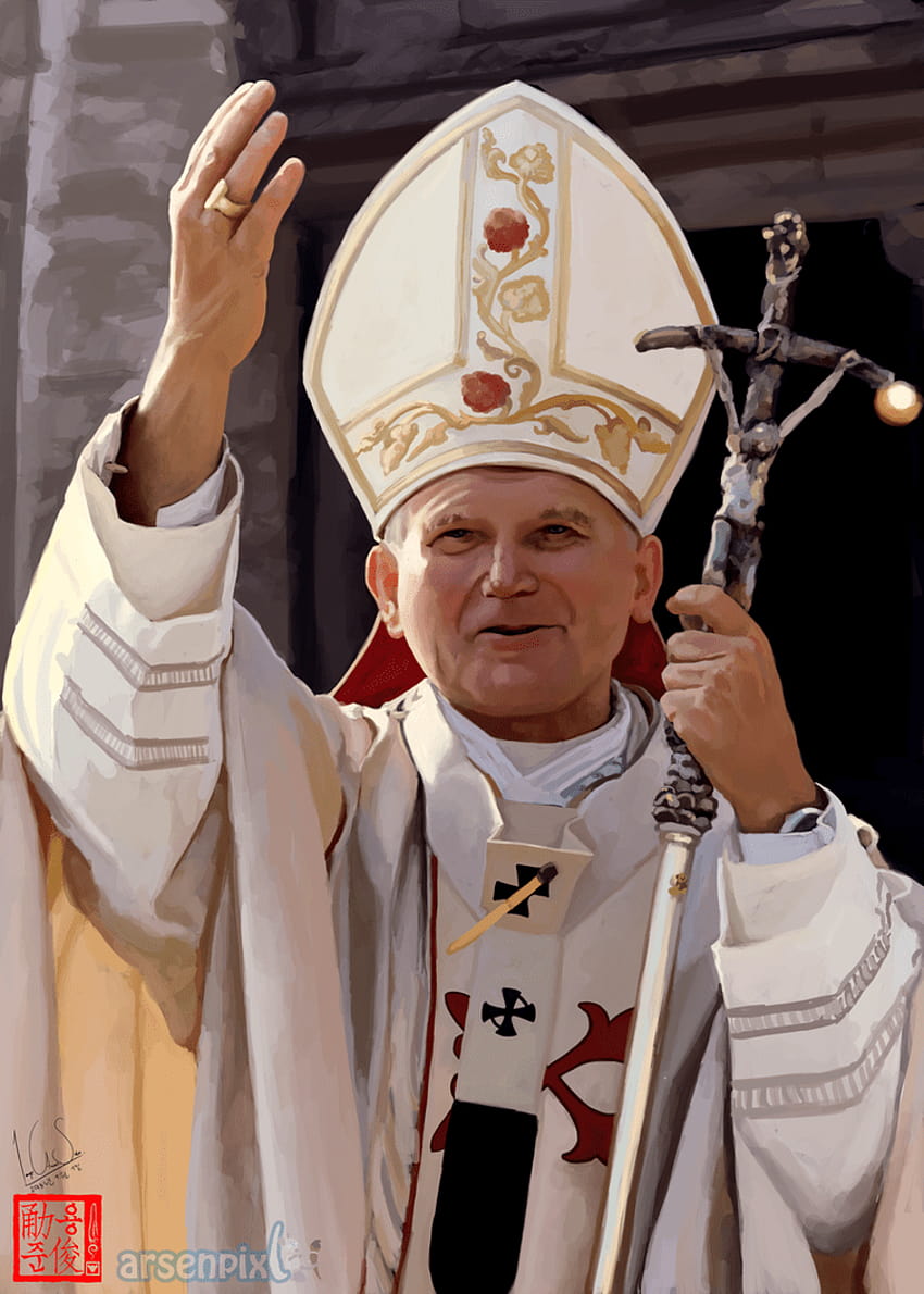 Papst Johannes Paul II HD-Handy-Hintergrundbild