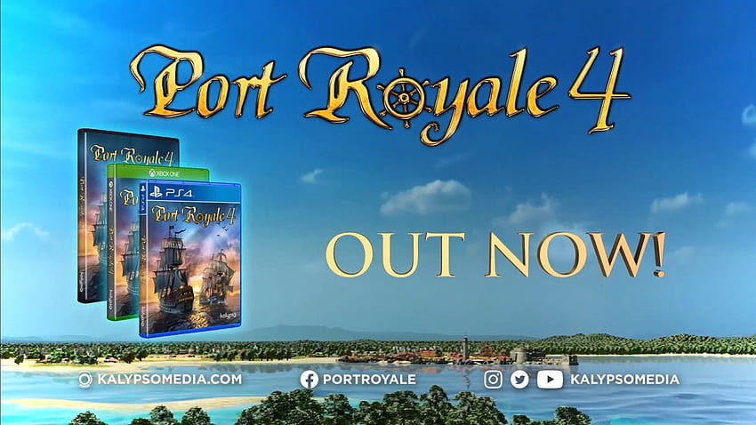 ผู้เล่นทุกคนบนดาดฟ้า: Port Royale 4 ซิมการค้าการเดินเรือพร้อมให้เล่นแล้วบน PC, PS4 และ Xbox One วอลล์เปเปอร์ HD