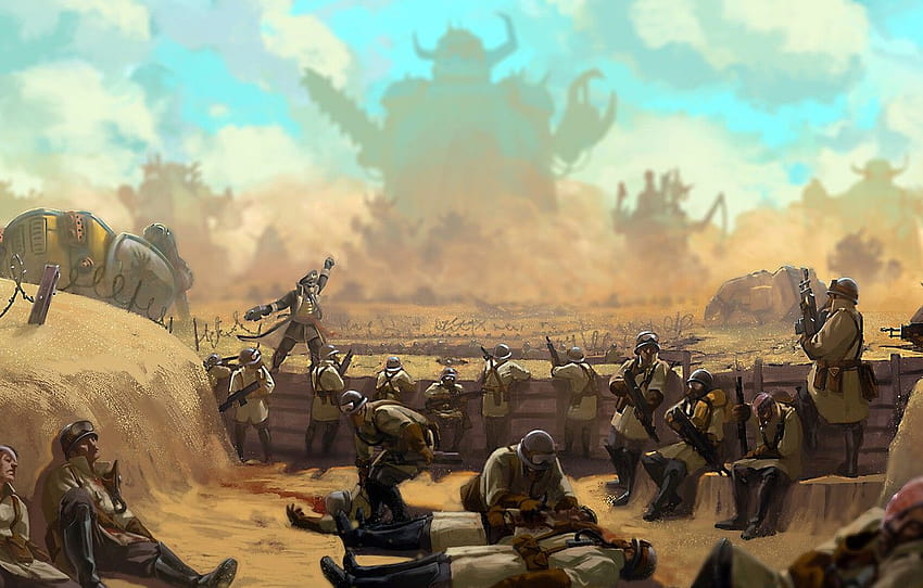 war, Valhala, orcs, war, Imperial guard, orcs, Warhammer HD wallpaper