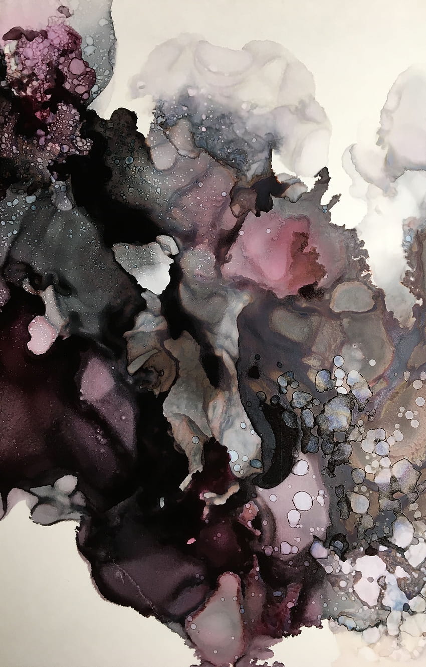 Alcohol Ink Painting HD phone wallpaper