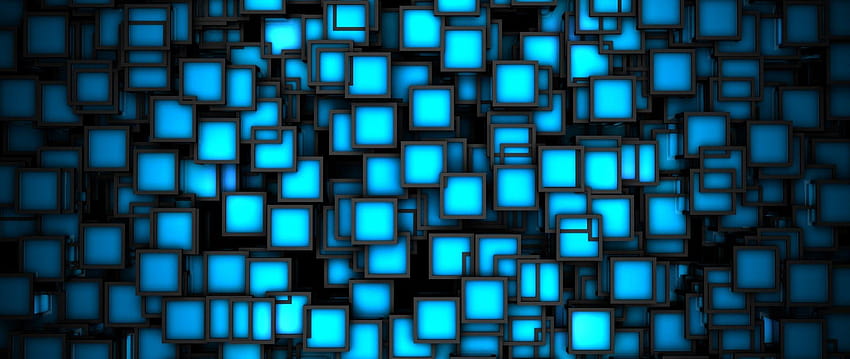 Backgrounds Blue Pattern Blocks Box Bright Light, tv HD wallpaper