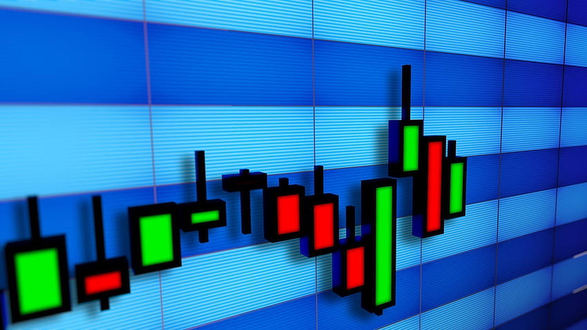 Business Stock Market Candlesticks Bar Chart, equity market HD wallpaper