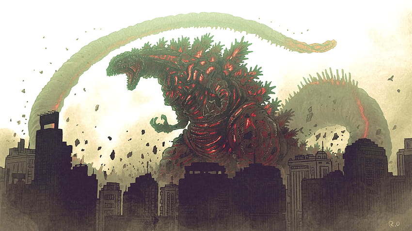 Shin Godzilla, cara de Godzilla fondo de pantalla