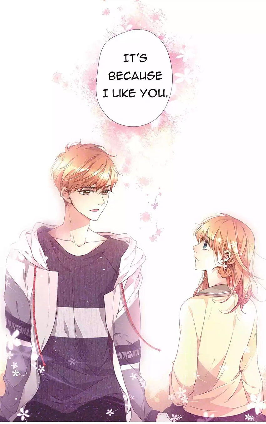 I like you' by the courageous one and only Xia yi❤❤ in, anime cherry blossom couple HD phone wallpaper