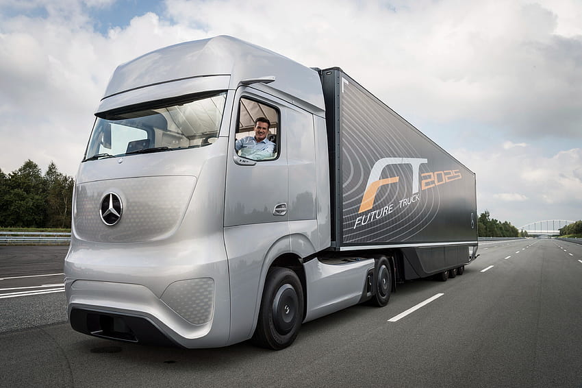 2014 Mercedes Benz Future Truck 2025 semirremolque, camiones del futuro fondo de pantalla
