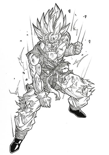 Ssj Goku vs frieza drawing  DragonBallZ Amino
