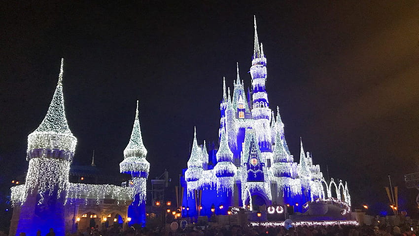 5 cosas que debes saber antes de visitar Disney en Navidad, Disneyland Castle Christmas fondo de pantalla