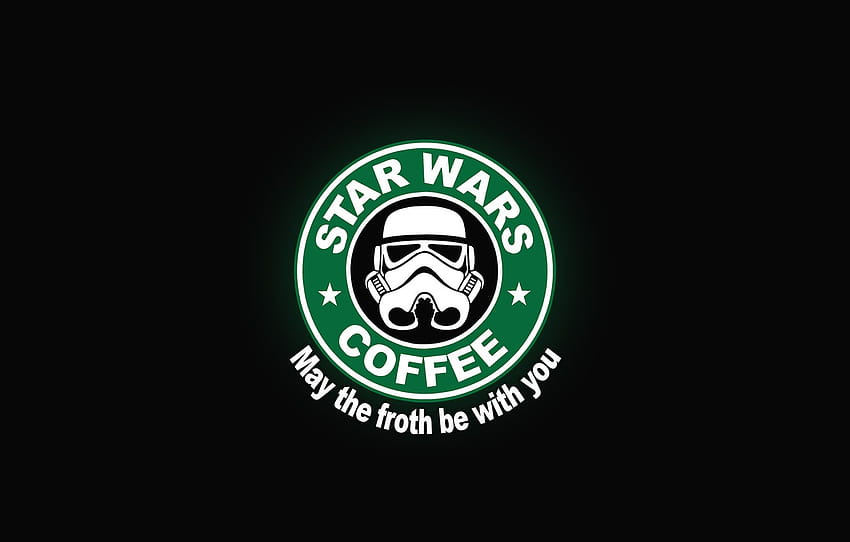 logo, coffee, starwars , section разное, coffee logo HD wallpaper