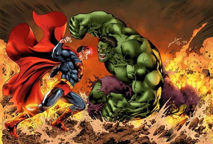 Pin auf Superman, Hulk und Superman HD-Hintergrundbild